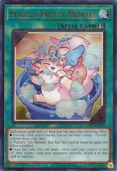 Purrely Pretty Memory UR 25th Anniversary Rarity Collection II Yu-Gi-Oh! card