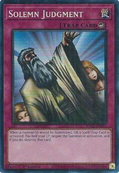Solemn Judgment PCR 25th Anniversary Rarity Collection II Yu-Gi-Oh! card