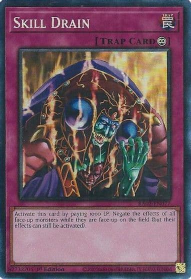 Skill Drain PCR 25th Anniversary Rarity Collection II Yu-Gi-Oh! card