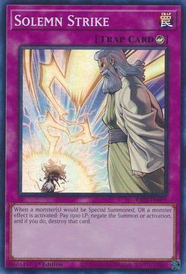Solemn Strike 25th Anniversary Rarity Collection II Yu-Gi-Oh! card