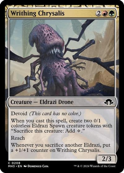 Writhing Chrysalis Modern Horizons 3 Magic card