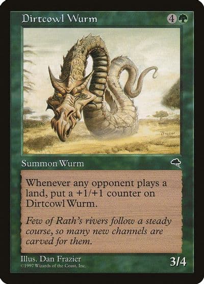 Dirtcowl Wurm Tempest Magic card
