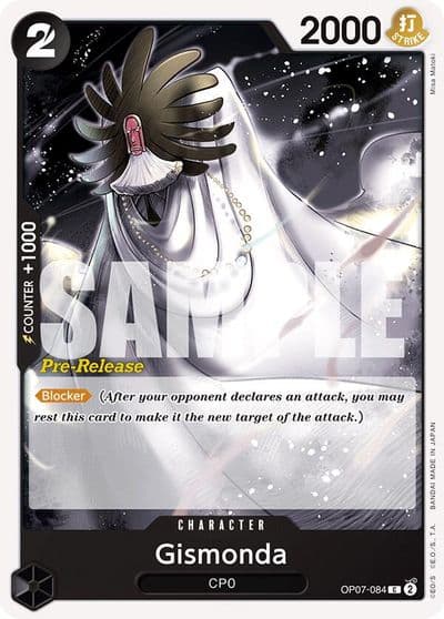 Gismonda 500 Years in the Future Pre-Release Cards One Piece card