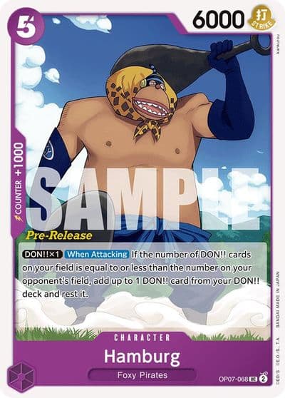 Hamburg 500 Years in the Future Pre-Release Cards One Piece card