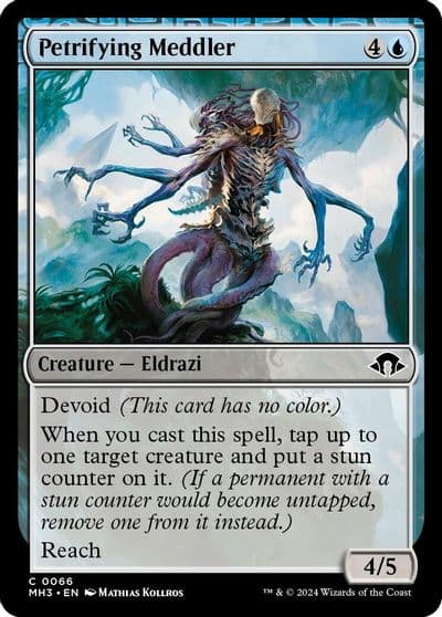 Petrifying Meddler Modern Horizons 3 Magic card