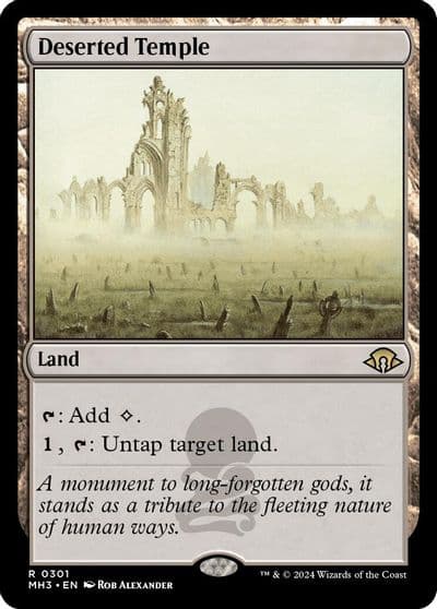 Deserted Temple Modern Horizons 3 Magic card