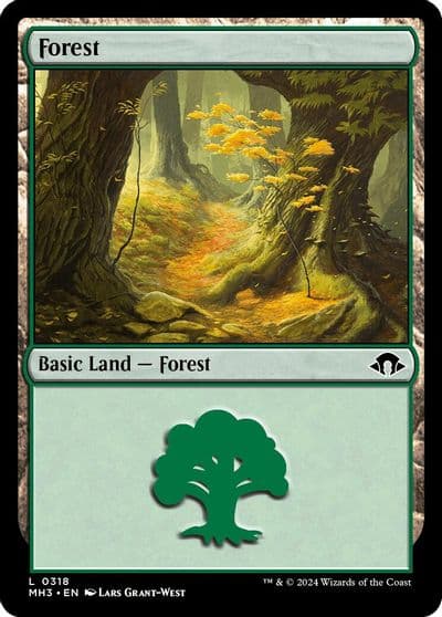 Forest 0318 Modern Horizons 3 Magic card
