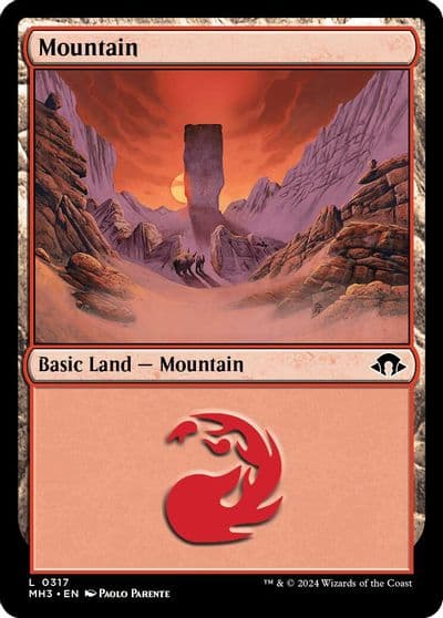 Mountain 0317 Modern Horizons 3 Magic card