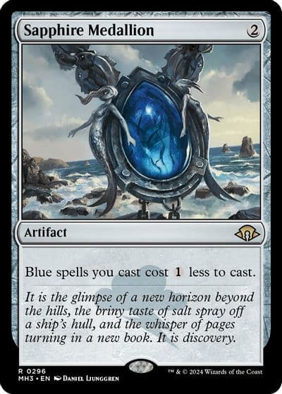 Sapphire Medallion Modern Horizons 3 Magic card