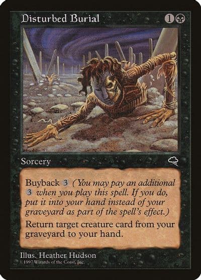 Disturbed Burial Tempest Magic card
