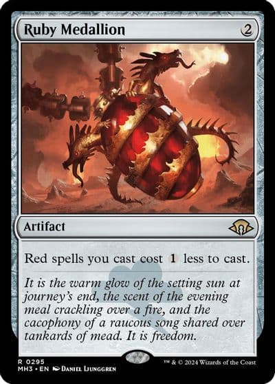 Ruby Medallion Modern Horizons 3 Magic card