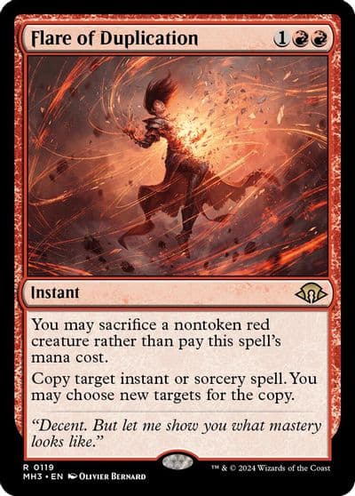 Flare of Duplication Modern Horizons 3 Magic card