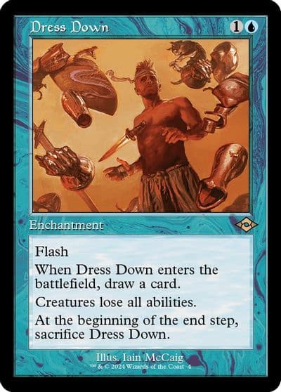 Dress Down Retro Frame Modern Horizons 2 Magic card