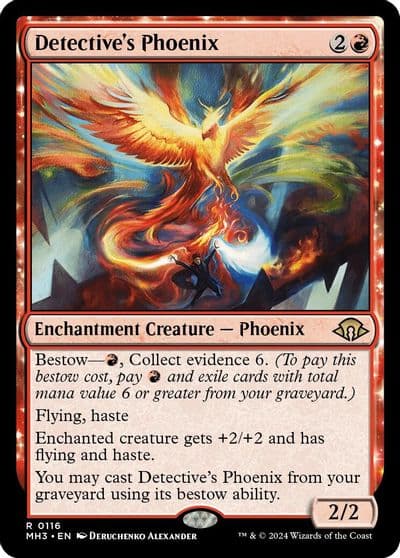 Detectives Phoenix Modern Horizons 3 Magic card