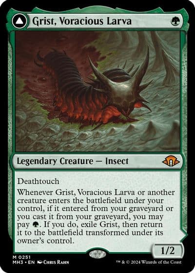 Grist Voracious Larva Modern Horizons 3 Magic card