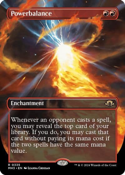 Powerbalance Borderless Modern Horizons 3 Magic card