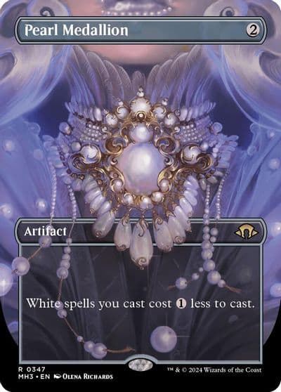Pearl Medallion Borderless Modern Horizons 3 Magic card