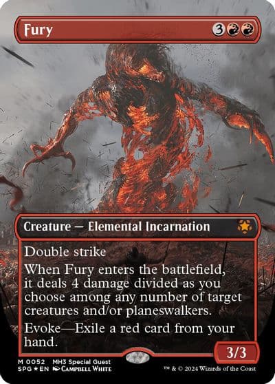 Fury Borderless Textured Foil Special Guests Magic card