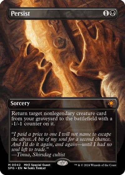 Persist Borderless Special Guests Magic card