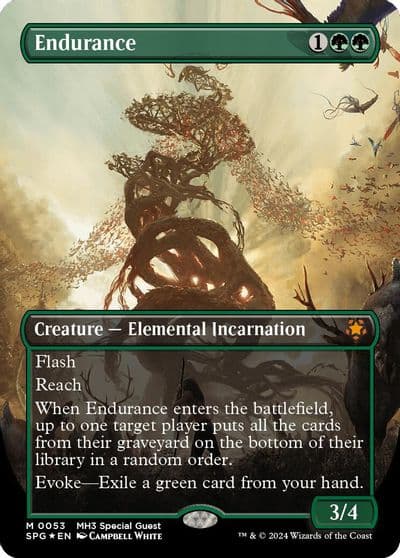 Endurance Borderless Textured Foil Special Guests Magic card