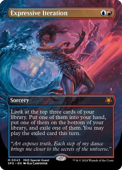 Expressive Iteration Borderless Special Guests Magic card