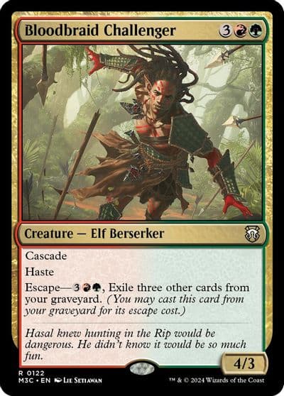 Bloodbraid Challenger Commander: Modern Horizons 3 Magic card
