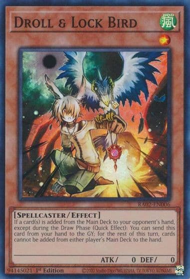 Droll and Lock Bird 25th Anniversary Rarity Collection II Yu-Gi-Oh! card