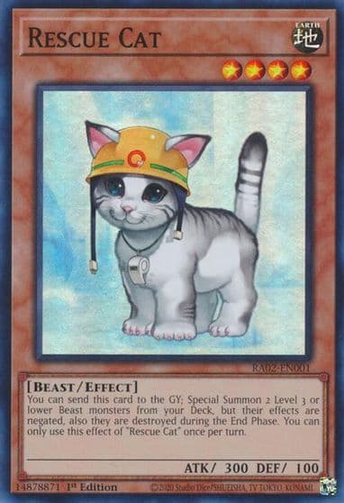 Rescue Cat 25th Anniversary Rarity Collection II Yu-Gi-Oh! card