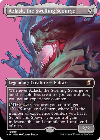 Azlask the Swelling Scourge Borderless Commander: Modern Horizons 3 Magic card