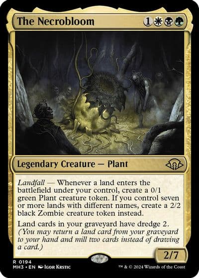 The Necrobloom Modern Horizons 3 Magic card