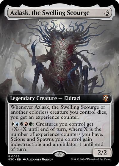 Azlask the Swelling Scourge Extended Art Commander: Modern Horizons 3 Magic card
