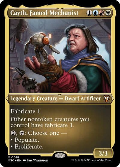 Cayth Famed Mechanist Foil Etched Commander: Modern Horizons 3 Magic card