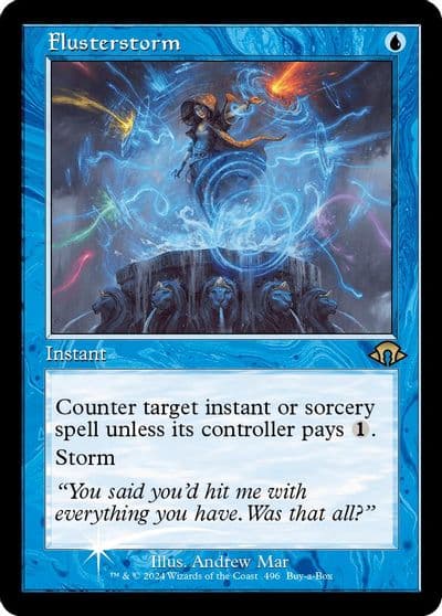 Flusterstorm Retro Frame Buy-A-Box Promos Magic card