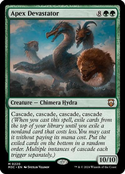 Apex Devastator Ripple Foil Commander: Modern Horizons 3 Magic card