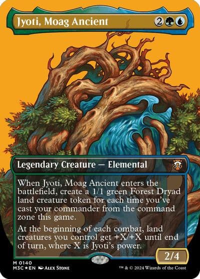 Jyoti Moag Ancient Borderless Ripple Foil Commander: Modern Horizons 3 Magic card