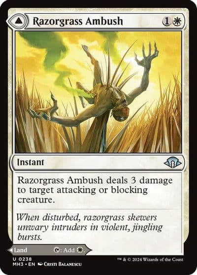 Razorgrass Ambush Modern Horizons 3 Magic card