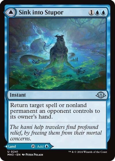 Sink into Stupor Modern Horizons 3 Magic card
