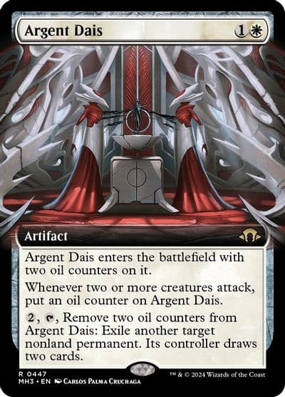 Argent Dais Extended Art Modern Horizons 3 Magic card