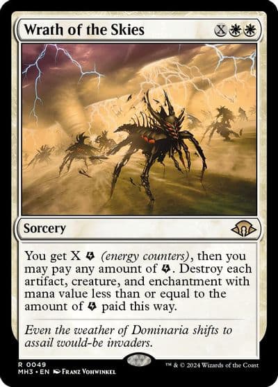 Wrath of the Skies Modern Horizons 3 Magic card