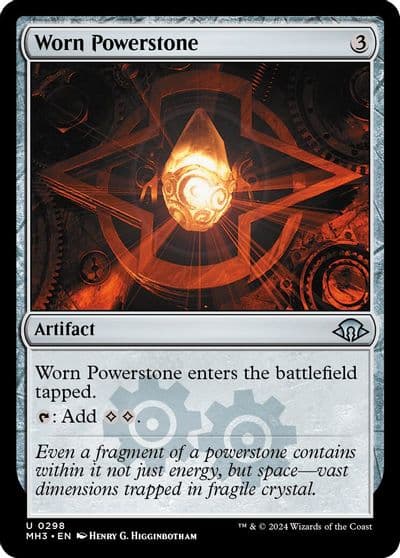 Worn Powerstone Modern Horizons 3 Magic card