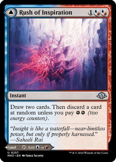 Rush of Inspiration Modern Horizons 3 Magic card