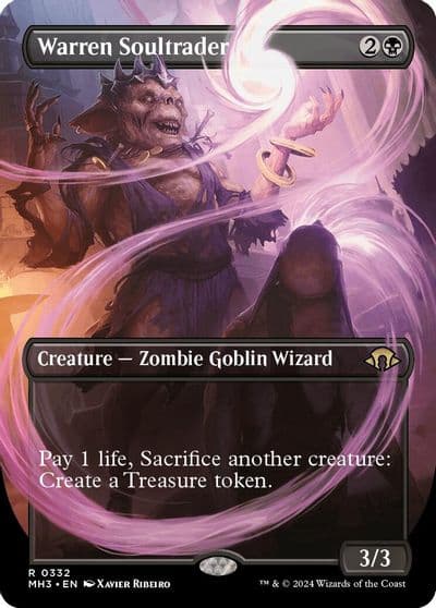 Warren Soultrader Borderless Modern Horizons 3 Magic card