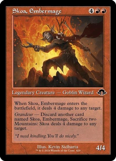Skoa Embermage Retro Frame Modern Horizons 3 Magic card