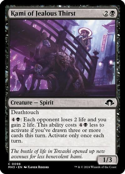 Kami of Jealous Thirst Modern Horizons 3 Magic card