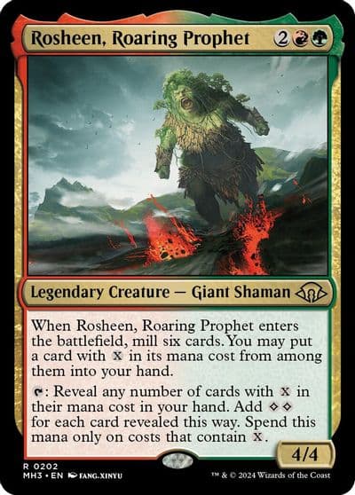 Rosheen Roaring Prophet Modern Horizons 3 Magic card