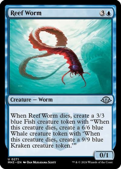 Reef Worm Modern Horizons 3 Magic card