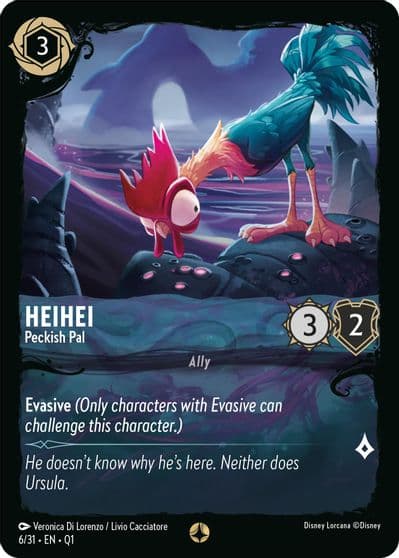 HeiHei Peckish Pal Illumineer's Quest: Deep Trouble Lorcana card