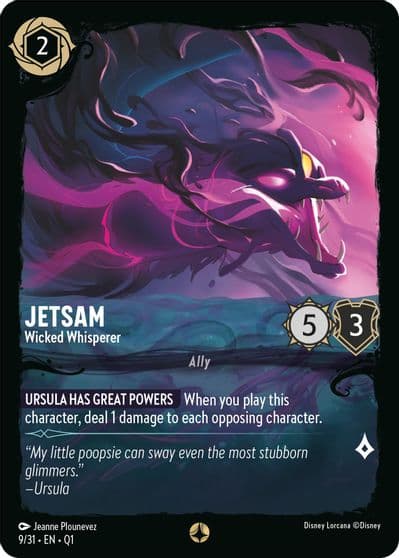 Jetsam Wicked Whisperer Illumineer's Quest: Deep Trouble Lorcana card
