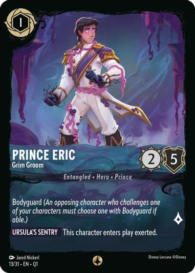 Prince Eric Grim Groom Illumineer's Quest: Deep Trouble Lorcana card