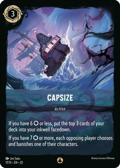 Capsize Illumineer's Quest: Deep Trouble Lorcana card